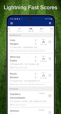 Scores App: MLB Baseball screenshots