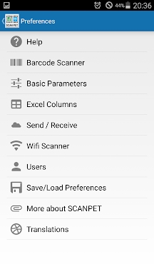 Inventory & barcode scanner screenshots