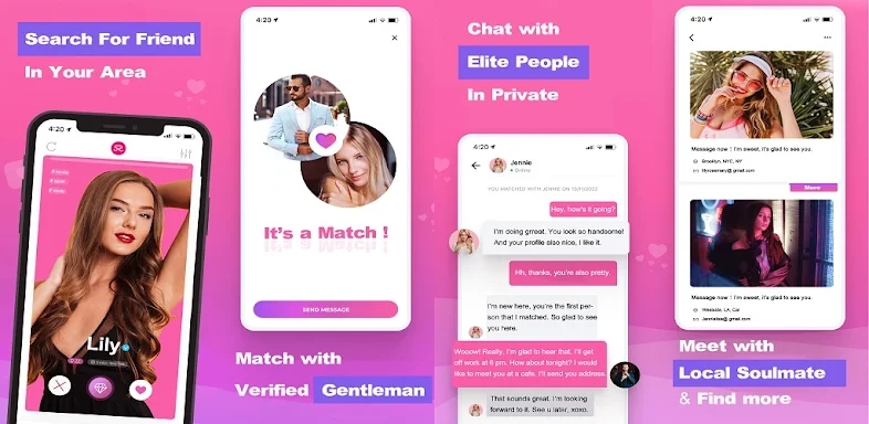 Elite: Seeking Singles App screenshots