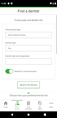 Delta Dental Mobile App screenshots