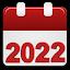 Calendar 2022 : agenda icon