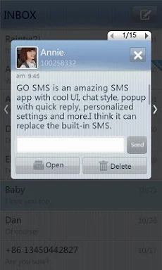 GO SMS Pro SimpleStripe theme screenshots