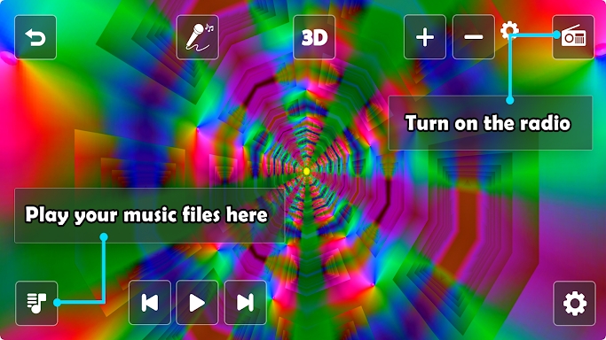 Morphing Tunnels Visualizer screenshots