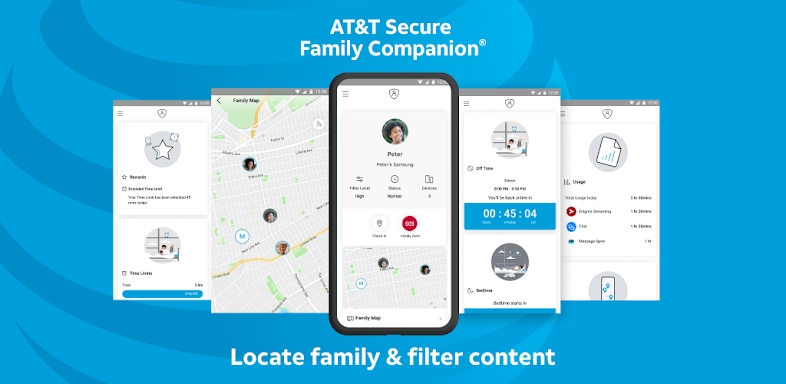 AT&T Secure Family Companion® screenshots