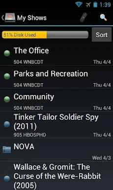DVR Commander for TiVo® screenshots