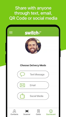 Switchit Digital Business Card screenshots