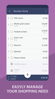 Grocery Shopping List -BudList screenshots