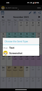Shift Calendar (since 2013) screenshots