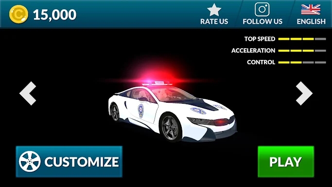 American i8 Police Car Game 3D screenshots
