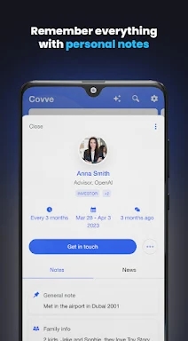 Personal CRM by Covve screenshots