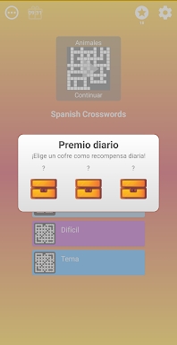 Crucigrama en español screenshots