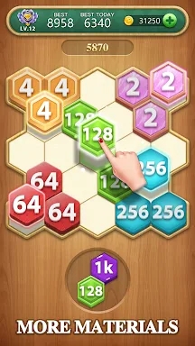 Hexa Block Puzzle - Merge! screenshots