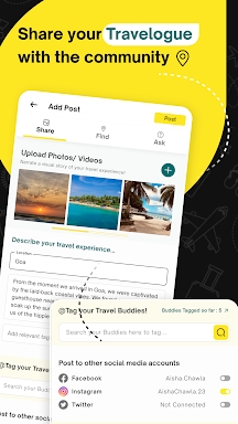 Travel Buddy:Social Travel App screenshots