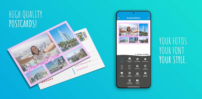 Urlaubsgruss - Postcard App screenshots