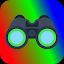 Color night scanner VR icon