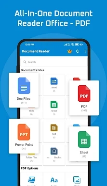 Document Reader: PDF, DOC, PPT screenshots