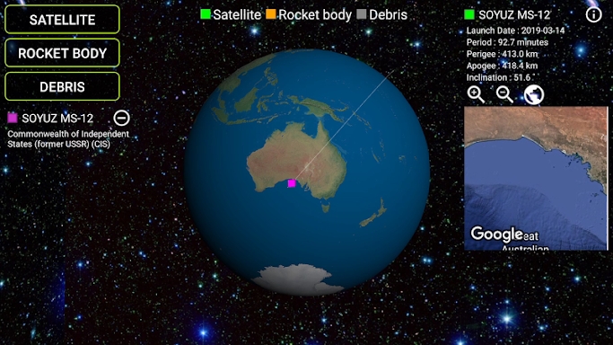 Satellite 3D screenshots