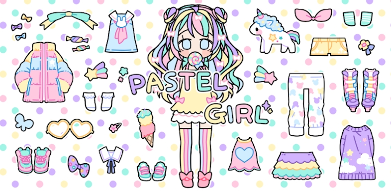 Pastel Girl : Dress Up Game screenshots