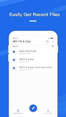 WPS PDF Fill & Sign screenshots