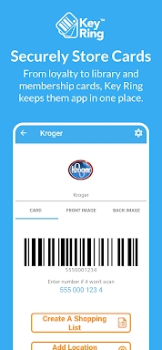 Key Ring: Loyalty Card App screenshots