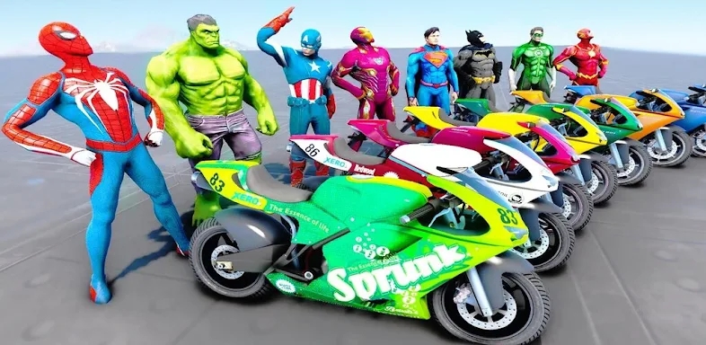 Superhero Car Stunt GT Racing screenshots