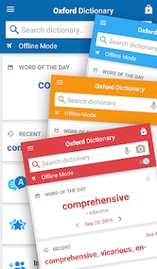 Oxford American Dict&Thesaurus screenshots