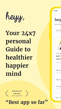 heyy, your mental health guide screenshots