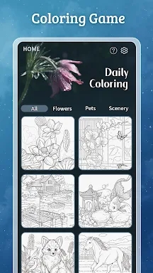 Daily Coloring Paint by Number screenshots