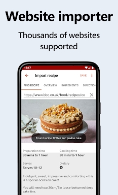Recipe Keeper screenshots