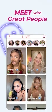 Cafe - Live video chat screenshots