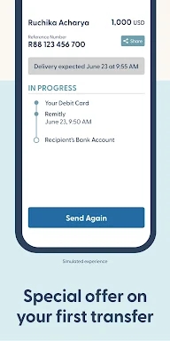 Remitly: Send Money & Transfer screenshots