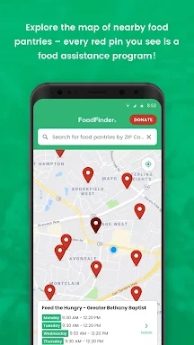 FoodFinder – Fighting Hunger screenshots