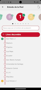 Metro de Santiago Oficial screenshots
