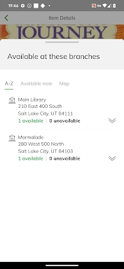 Salt Lake City Public Library screenshots