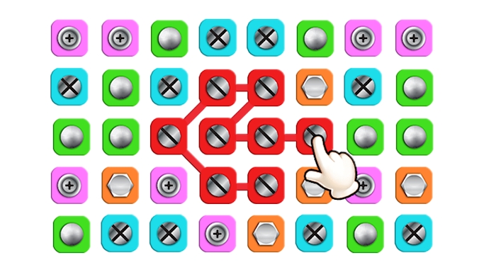 Nuts & Bolts Match 3 Puzzle screenshots