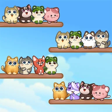 Cat Sort Puzzle: Cute Pet Game screenshots