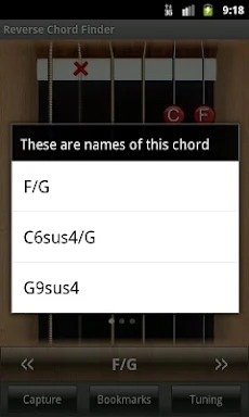 Reverse Chord Finder Free screenshots