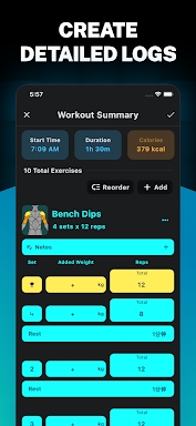 GymStreak: Workout & Nutrition screenshots