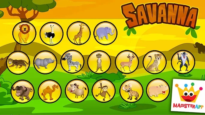 Savanna - Puzzles and Coloring screenshots