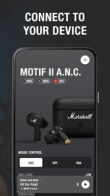 Marshall Bluetooth screenshots