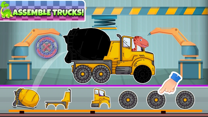 Build Dino Construction Trucks screenshots