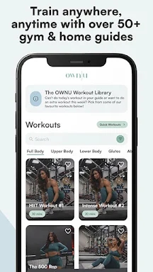 OWNU: Strength & Gym Training screenshots