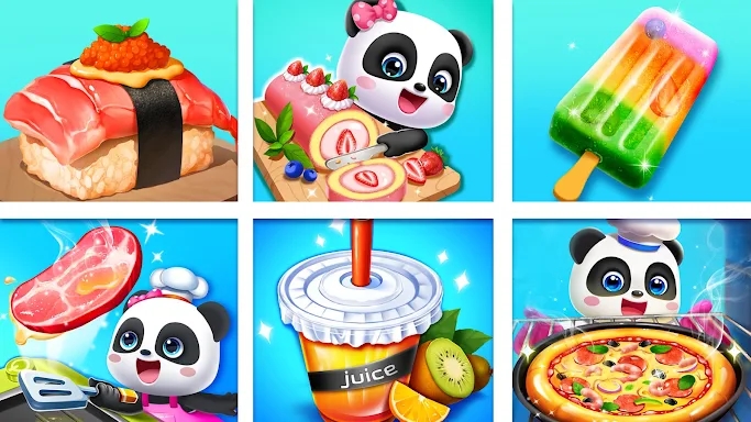 Baby Panda's City screenshots