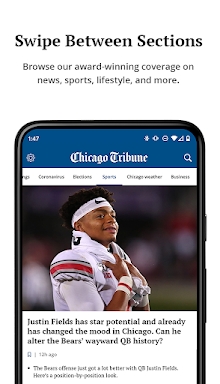 Chicago Tribune screenshots