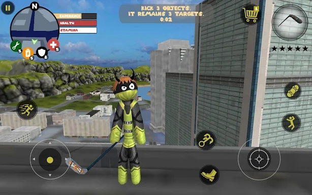 Stickman Rope Hero screenshots