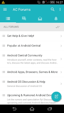 AC Forums App for Android™ screenshots