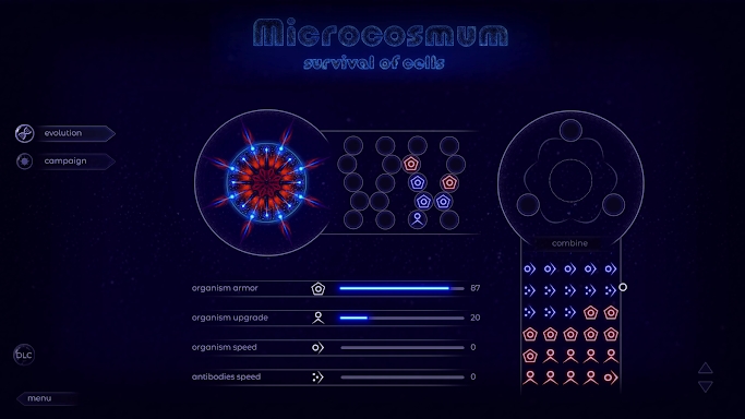 Microcosmum: survival of cells screenshots