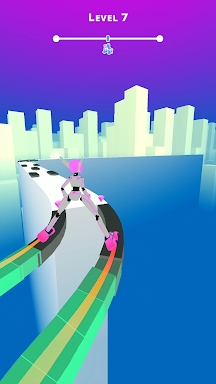 Sky Roller: Rainbow Skating screenshots