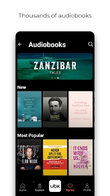Ubook: Audiobooks screenshots