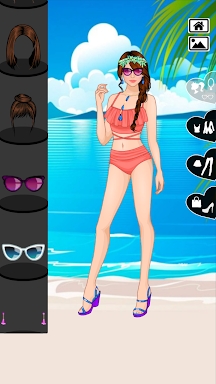 Sunny dress up game for girls screenshots